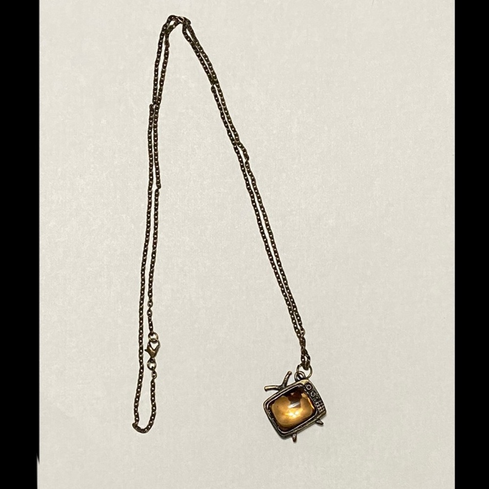 Retro TV Necklace